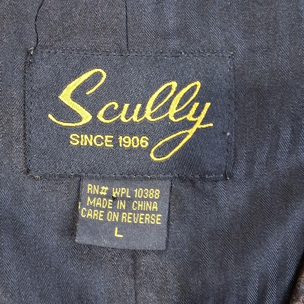 Scully Waistcoat Vest Mens Large Brown Paisley Western Cowboy Belted